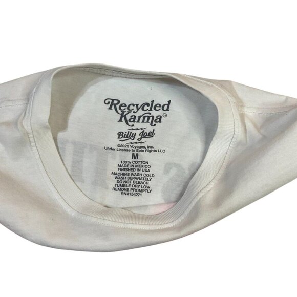 Billy Joel Crop 80’s Style Shirt Size M - Picture 3 of 4